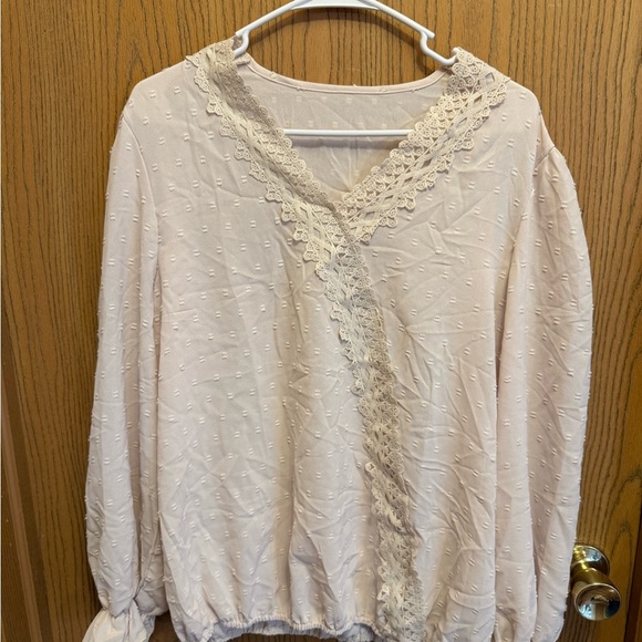 Macy's Bohemian Lace Blouse Cardigan - Picture 3 of 7
